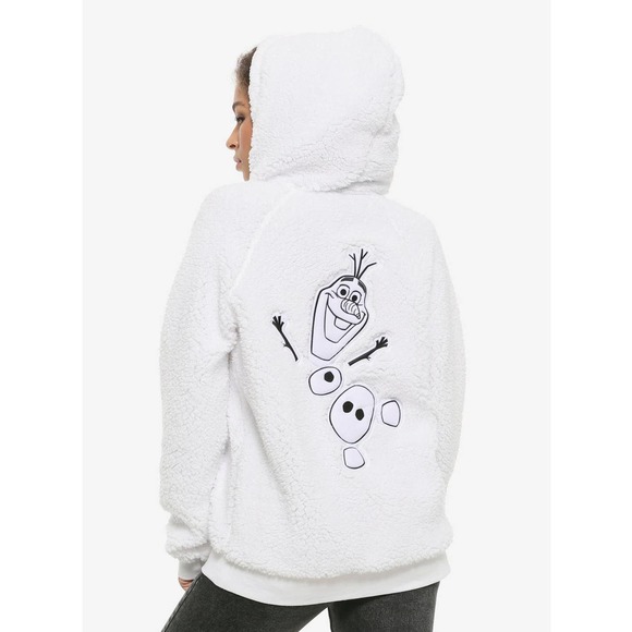 Her Universe Tops - ($10) Her Universe Disney Frozen 2 Fuzzy Olaf Hoodie